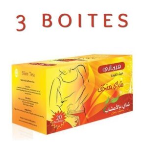 3 Boites de Thé détox et minceur Slim Tea X 20