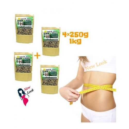 Café Vert 4 x Café Vert - Haute qualité - Minceur pour mincir naturellement - (4 x 250g) 1Kg