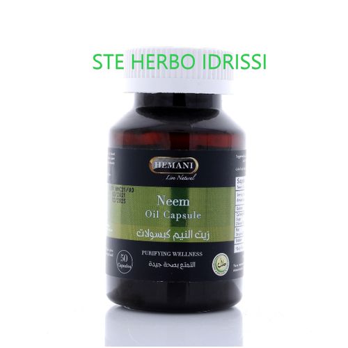 EXTRAIT DE NEEM ,Cheveux , Acné , Infections, 50 CAPSULES