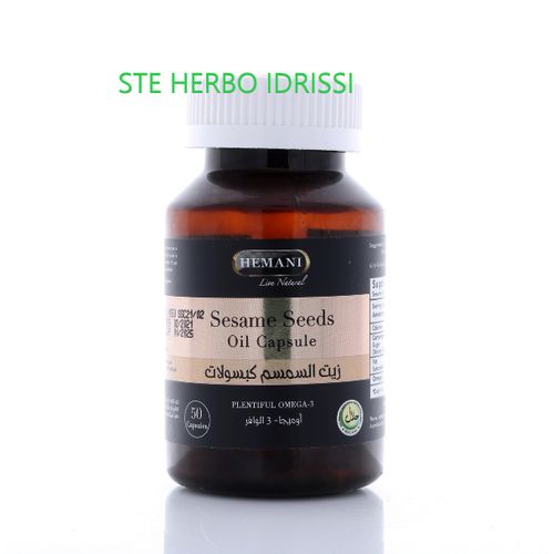 SESAME OIL , OMEGA 3 Immunité , 50 Gélule