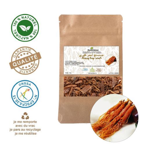 Ginseng Rouge Coréen racine entière - 100g