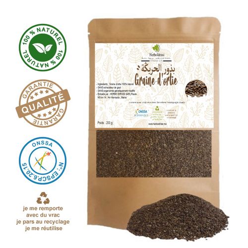 Graine d'ortie 500g - Anti-oxydant - Energie - Libido