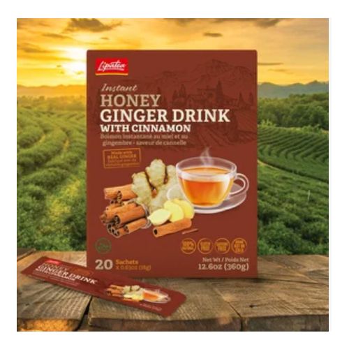 Boisson Instantanée ( Gingembre-miel-Cannelle ) 20 Sachets Soluble