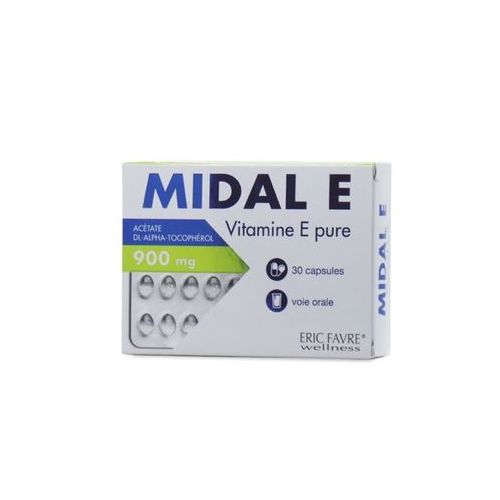 Midal E Vitamine E Pure 900mg 30 Caps
