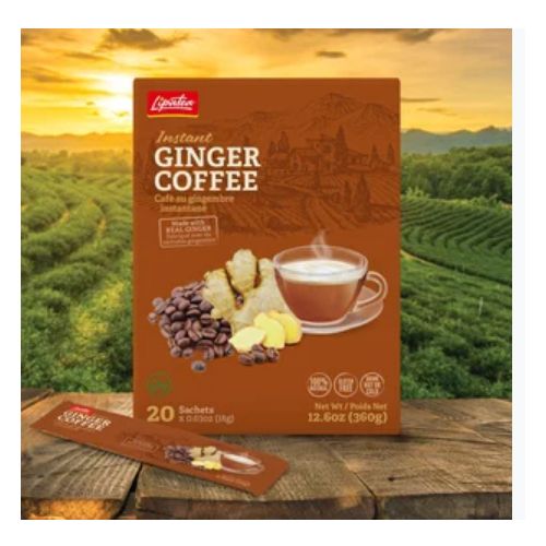 Boisson Instantanée ( Gingembre-Café-Sucre de Canne) 20 Sachets Soluble