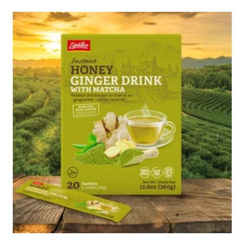 Boisson Instantanée -Gingembre-miel-matcha- 20 Sachets
