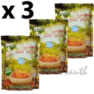 Gomme arabique 150grX3 Boissons Instantanée pour boire