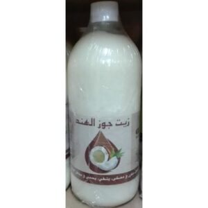L’huile de Coco 100% Pure de hemani /riche en vitamines (E et K), en fer et en acides gras. Très nourrissante/ 1L