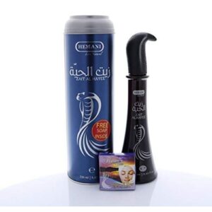 Huile de serpent Hemani - soin de cheveux et renforçateur - 250 ml