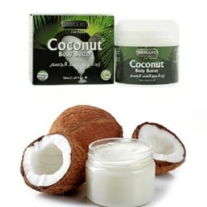 Beurre de coco enrichi en huile de coco qui hydrate et adoucit la peau / 50 ml
