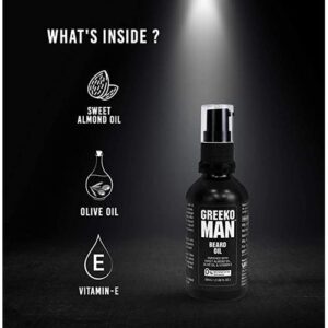 Huile à barbe Vasu Greeko Man pour une croissance saine de la barbe 50 ml