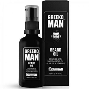 Huile à barbe Greeko Man pour une croissance saine de la barbe