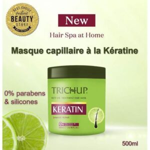 masque capillaire à la kératine pour cheveux endommagés