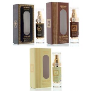 pack soins Crèmes pour les mains & Lotions 3x1 a base musc et amber oud