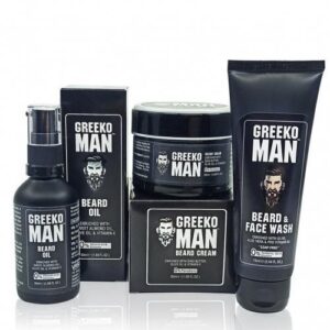 Kit de croissance et de coiffage de la barbe Vasu Greeko Man