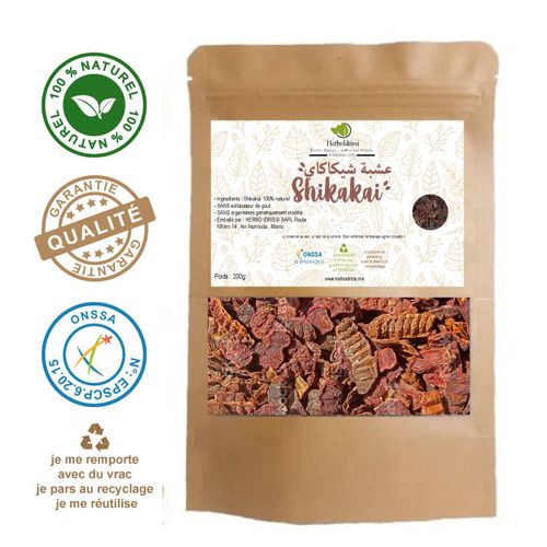 Poudre Shikaka indienne Naturels 500g - Favorise la Pöusse des cheveux
