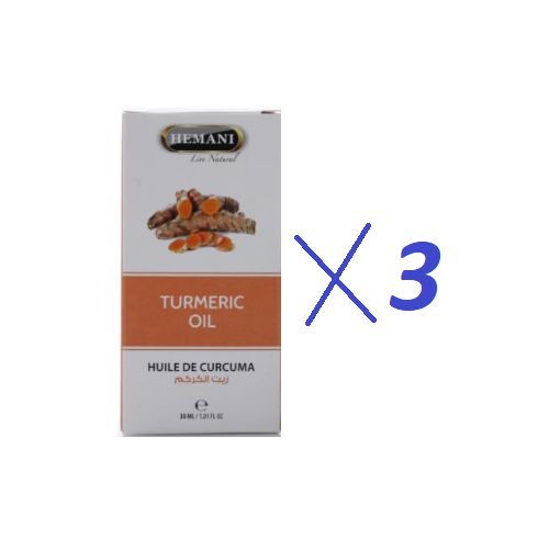 HUILE DE CURCUMA 30 ml Naturelle * 3