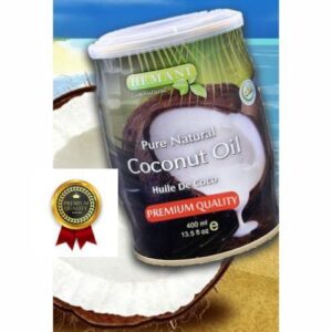 Huile de coco premium qualité / 100 bio et naturel / alimentaire et cosmétique / 400 ml