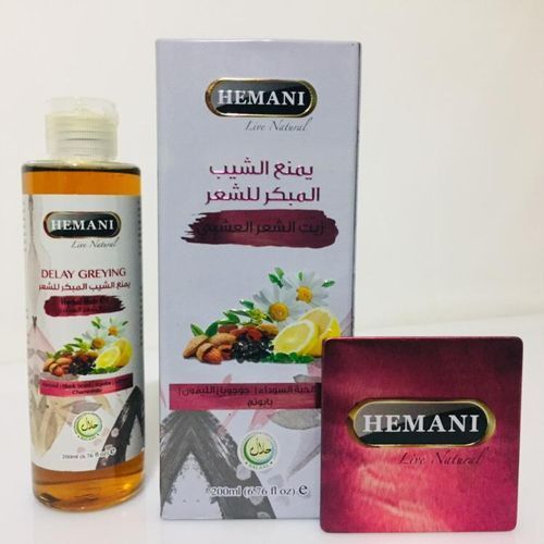 HEMANI herbal hair oil Delay greying 200ml