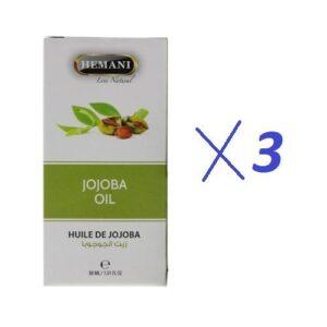 Huile de jojoba *3 naturelle. 30 ml