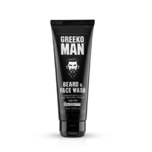 Nettoyant barbe et visage Greeko Man plus claires et plus fraîches - 75 ml