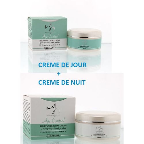 Crème de Jour + Crème de Nuit Anti-age 100ml ( à base de plantes médicinales )