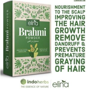 Brahmi Poudre, Ayurvedique, Naturelle, Soin cheveux, Antichute, Antipelliculaire