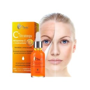 Sérum visage antirides & stress à la Vitamine C et l'Astaxanthine, l'antioxydant
