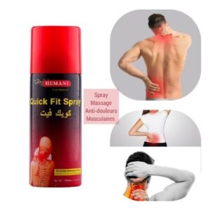 Quick Fit Spray Massage pour un Soulagement Instantané - 150ml