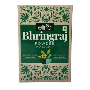100g BHRINGRAJ poudre ayurvédique pour croissance des cheveux. Fabriquée en Inde