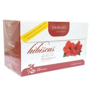 Tisane Hibiscus 20 sachets, Riche en Vitamine C, Bissap Thé