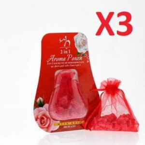 X3 Musk Désodorisant et Déodorant 2 en 1 Parfum Rose boisé