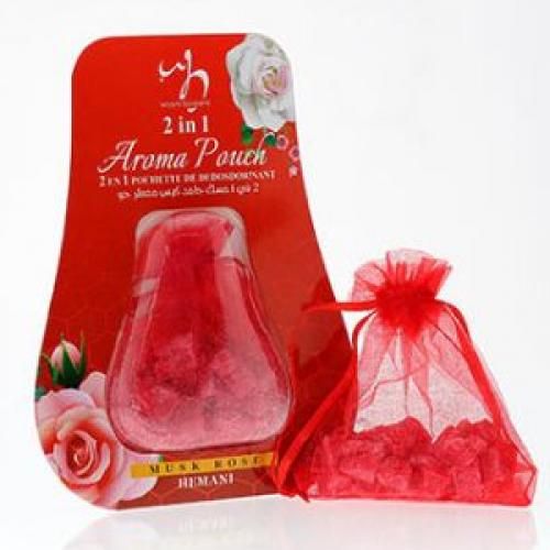 Musk Désodorisant et Déodorant 2 en 1 Parfum Rose boisé