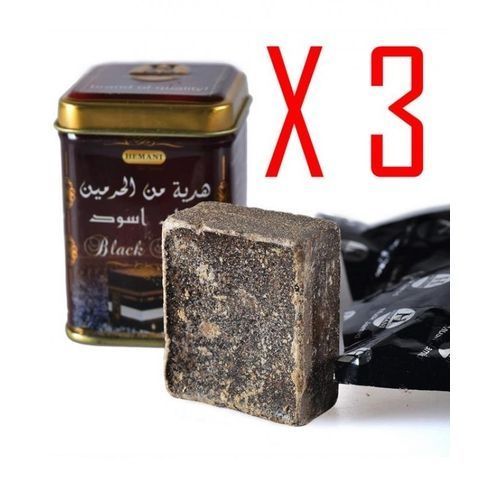 Lot de 3 Musc Jamid Noir de qualité supérieur - 25 gr * 3