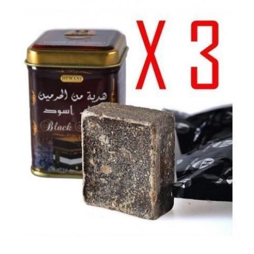 Lot de 3 Musc Jamid Noir de qualité supérieur - 25 gr * 3