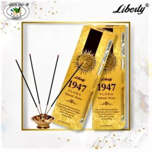 Bâtonnets d'encens Liberty 1947 FLORA Arôme Naturel de Qualité Supérieur