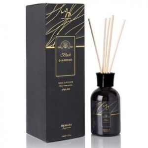 Diffuseur de Parfum à Bâtonnets Naturel Dure 7 Semaine- Black Diamond