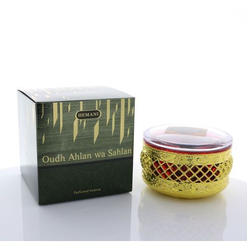 Oudh Ahlan Wa Sahlan Bakhoor Encens de Oud Bakhour de Luxueux de Qualité Supérieur 30g