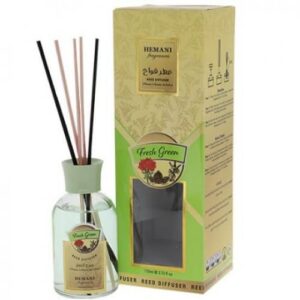 Diffuseur de Parfum à Bâtonnets Naturel Dure 7 Semaine- Fresh Green