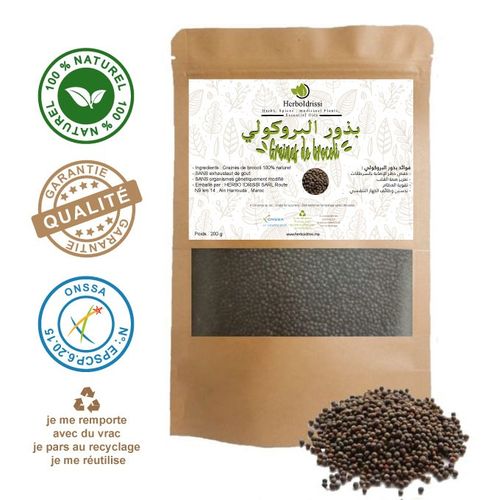 GRAINES DE BROCOLI -500 g Grossesse - Memoire - Estomac