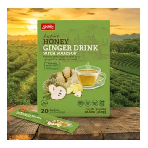 Boisson Instantanée ( Gingembre-miel-Graviola) 20 Sachets Soluble