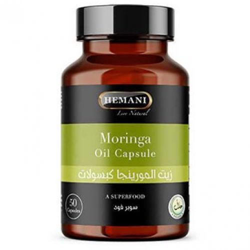 Moringa Capsule d'huile végétale 50 Caps,