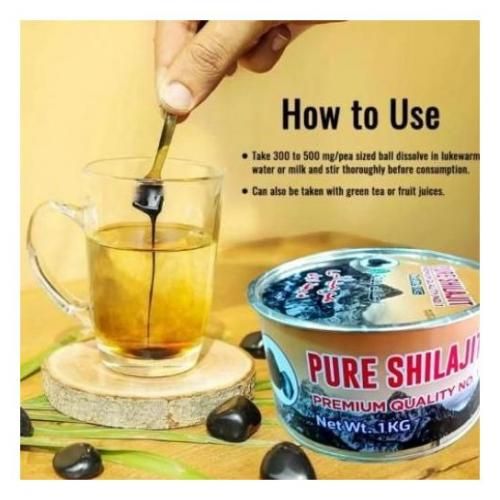 Résine Shilajit Pure de l'Himalaya - Immunité ,Puissance, Endurance1kg