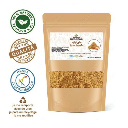 Racine de Rhubarb Poudre 100G ( Ménopause , Articulations , Transit intestinale )