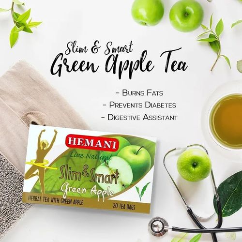 Thé amincissant à la pomme - Slim & Smart - Herbal Tea with green apple