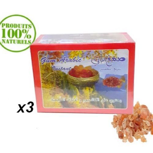 Gomme arabique 150grs X 3 Boissons Instantanée