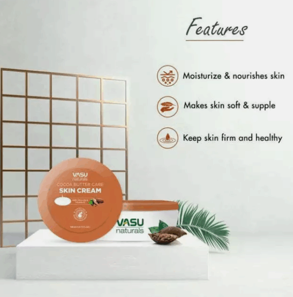 Beurre Corporel à Base de Cacao , Huile D'argan , Vitamine E - Image 2