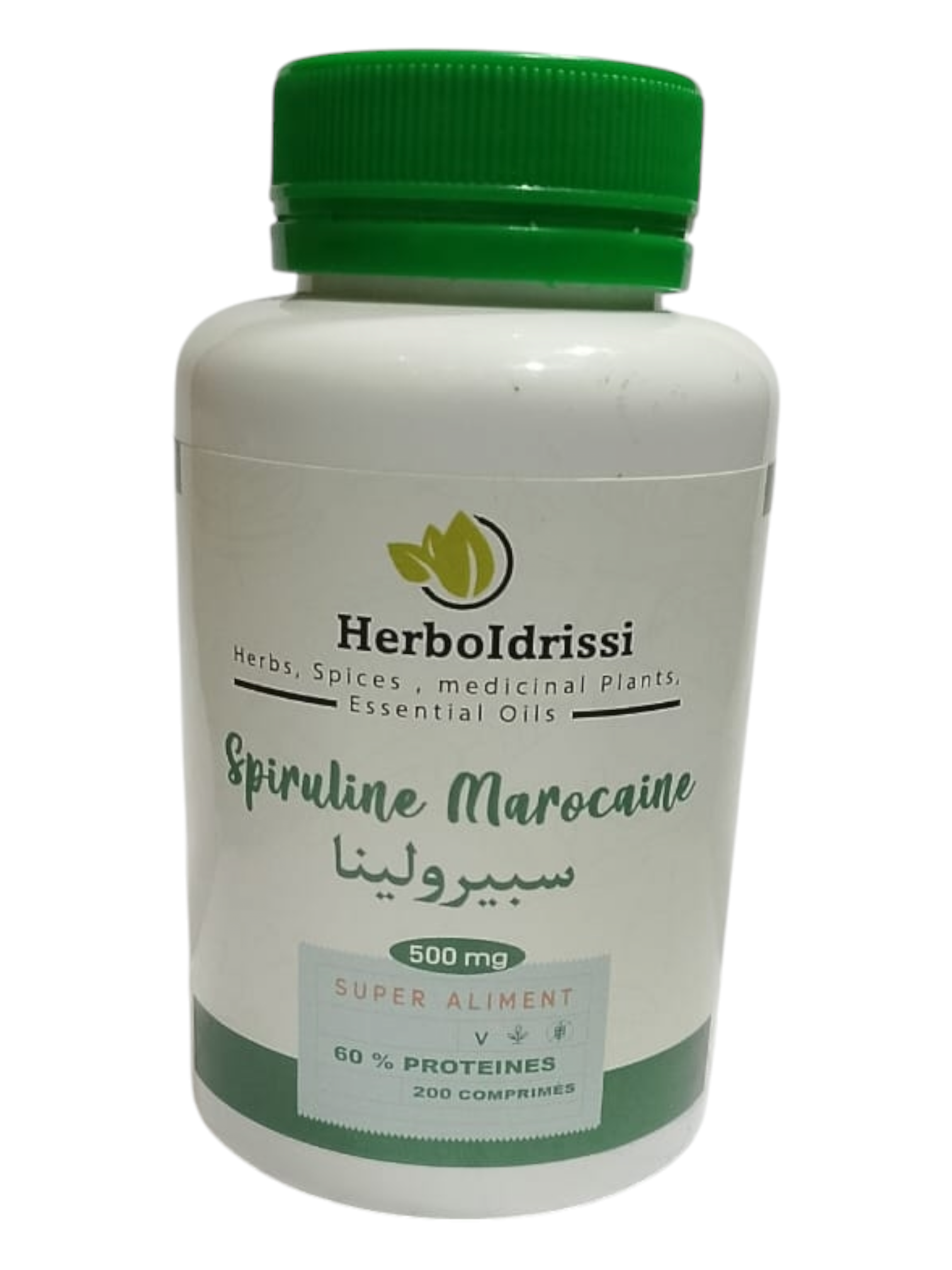 Spiruline Bio 200 Comprimés de 500mg