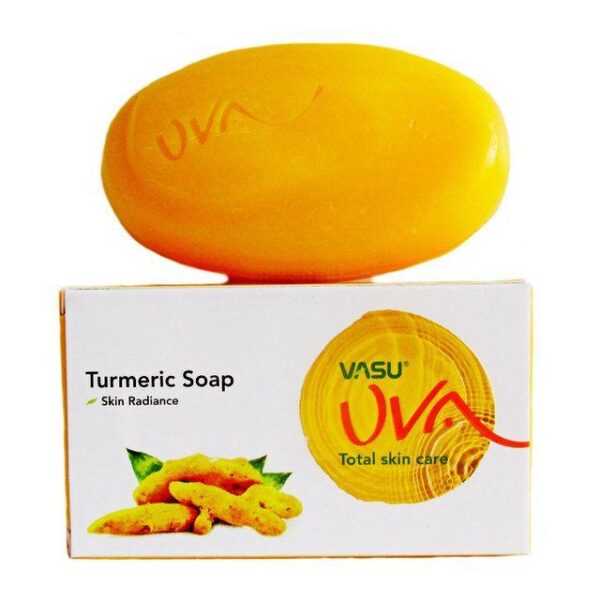 Barre de savon au Curcuma et Miel nettoyant visage et corps 125g