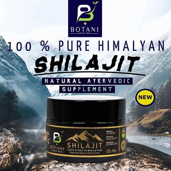 Shilajit Résine Biologiques – Naturelle Pure 100% (30g)